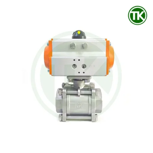 Van bi 3PC điều khiển khí nén inox