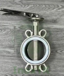 Van bướm inox tay gạt