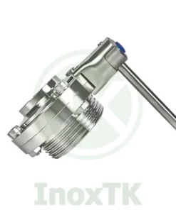 Van bướm tay rút đầu hàn đầu rắc co inox