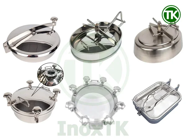 Nắp bồn tank inox vi sinh