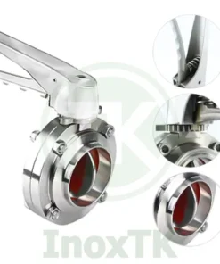 Những điểm khác biệt của van bướm hàn vi sinh tay kẹo so với van bướm vi sinh thông thường