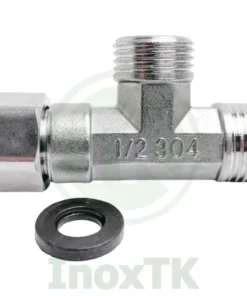 tê ốc chia nước inox