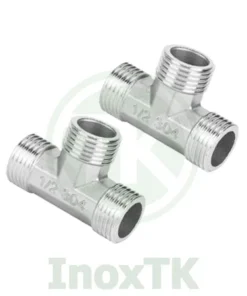 Tê 3 ren ngoài inox