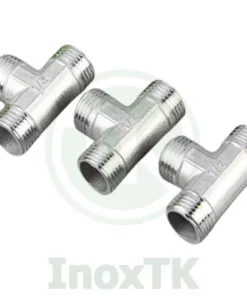 Tê 3 ren ngoài inox