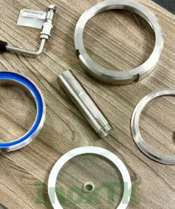 Kính rắc co inox có gạt sương và đèn led