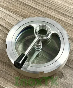 Kính rắc co inox có gạt sương và đèn led