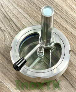 Kính rắc co inox có gạt sương và đèn led