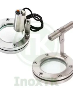 Kính mặt bích inox vi sinh có đèn