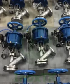 Hình ảnh thực tế của van xả đáy bồn khí nén mặt bích inox