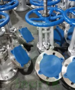 Hình ảnh thực tế của van xả đáy mặt bích inox tay quay vô lăng