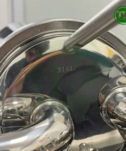 Chất liệu chuẩn inox được khắc rõ ràng