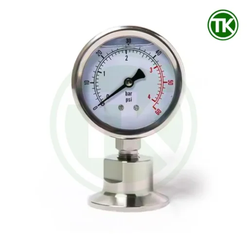 Đồng hồ đo áp suất màng inox