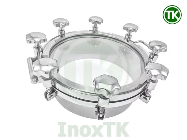 Nắp áp kính inox