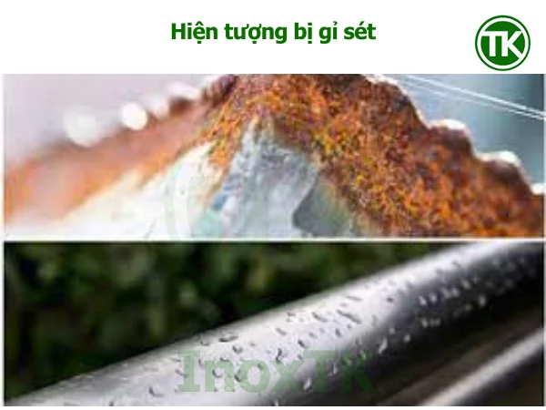 Bao lâu nắp bồn tank inox có thể bị gỉ sét?