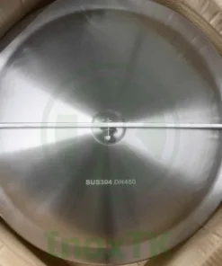 Nắp bồn tank không áp inox vi sinh dạng mờ