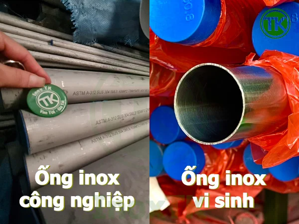 Ống inox công nghiệp và ống inox vi sinh