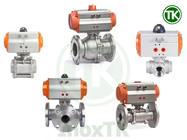 Các loại van bi điều khiển khí nén inox