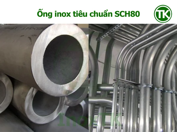 Ứng dụng ống inox SCH80