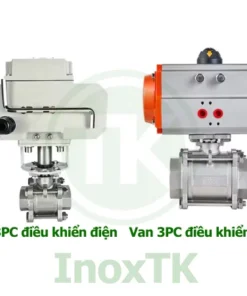 So sánh van bi 3PC khí nén nối ren inox