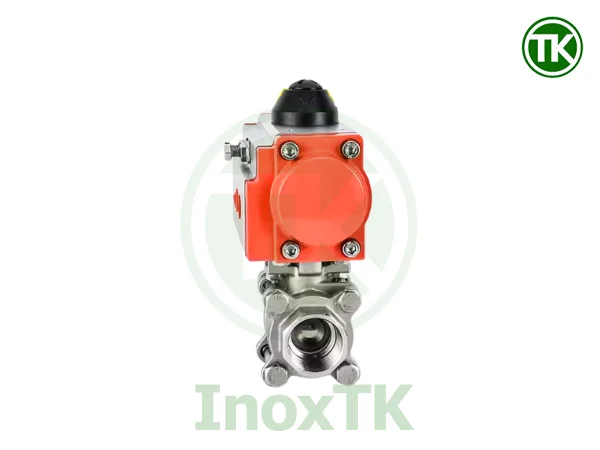 Ưu điểm van bi 3PC khí nén nối ren inox