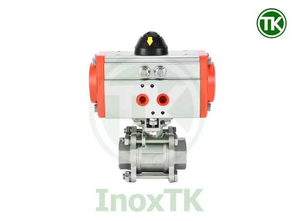 Ứng dụng van bi 3PC khí nén nối ren inox