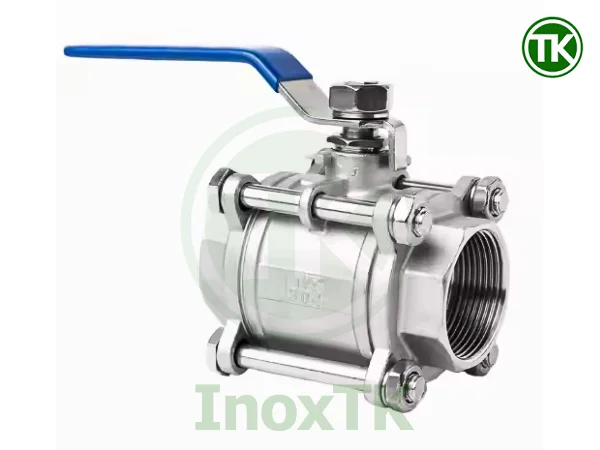 Van bi 3PC tay gạt inox