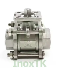 Van bi 3PC có tán nối ren inox là gì?