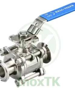 Van bi 3PC nối clamp tay gạt inox là gì?