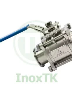 Cấu tạo van bi 3PC nối clamp tay gạt inox