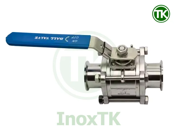 Ưu điểm van bi 3PC nối clamp tay gạt inox