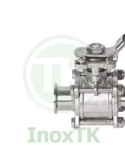 Tính linh hoạt của van bi 3PC nối clamp tay gạt inox