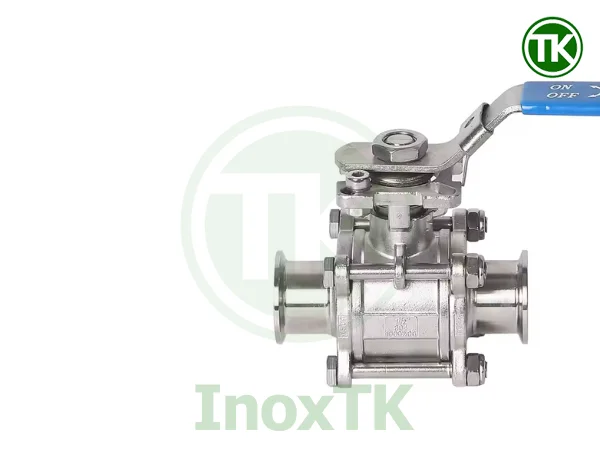 Tính linh hoạt của van bi 3PC nối clamp tay gạt inox
