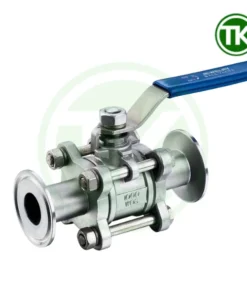Van bi 3PC nối clamp tay gạt inox