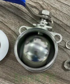 Van bi 3PC nối hàn inox có thể tháo các bộ phận ra dễ dàng