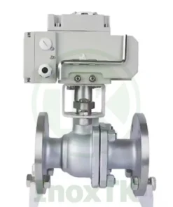 Mặt sau của van bi mặt bích điều khiển điện inox 304