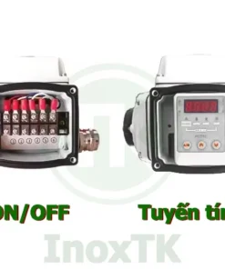 Bộ điều khiển điện của van bướm inox vi sinh điều khiển điện