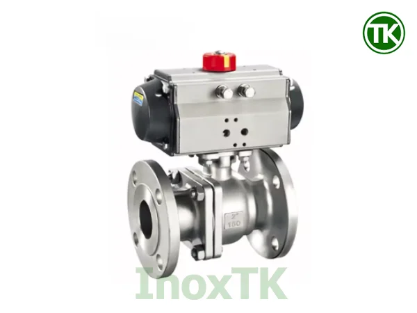 Thông số kỹ thuât van bi mặt bích điều khiển khí nén