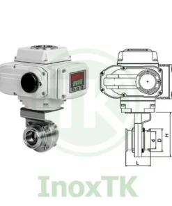 Nguyên lỹ hoạt động của van bướm điện nối clamp inox vi sinh