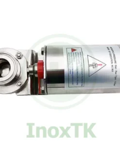 Cách hoạt động van bướm khí nén nối clamp inox vi sinh