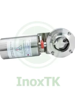 Nguyên lý hoạt động của van bướm khí nén nối clamp inox vi sinh