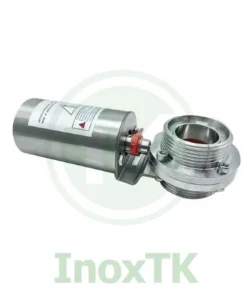 Cách lắp đặt van bướm khí nén nối rắc co inox vi sinh