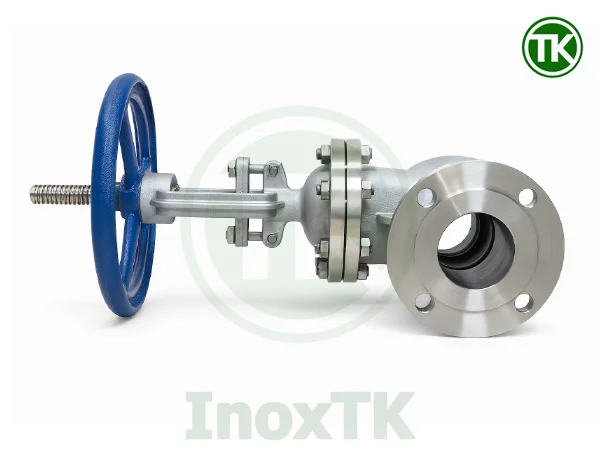 Van cổng mặt bích inox