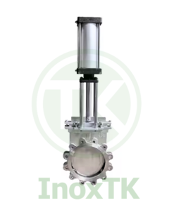 Cách hoạt động của van dao inox điều khiển khí nén