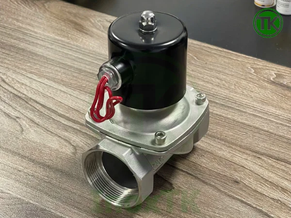 HÌnh ảnh thực tế của van điện từ inox