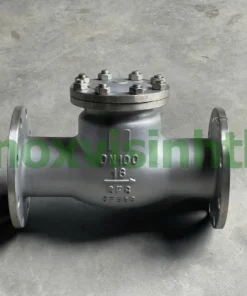 Van một chiều lá lật mặt bích inox