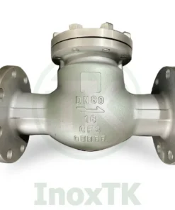 Van một chiều lá lật mặt bích inox