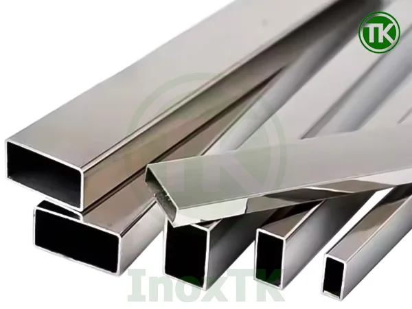 Hộp inox chữ nhật được đánh bóng bề mặt BA đẹp mắt dùng để trang trí