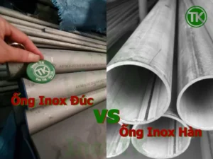 So sánh ống inox đúc và ống inox hàn