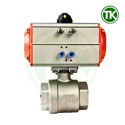 Van bi 2PC khí nén nối ren