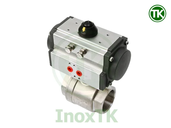 Ứng dụng van bi 2PC khí nén nối ren